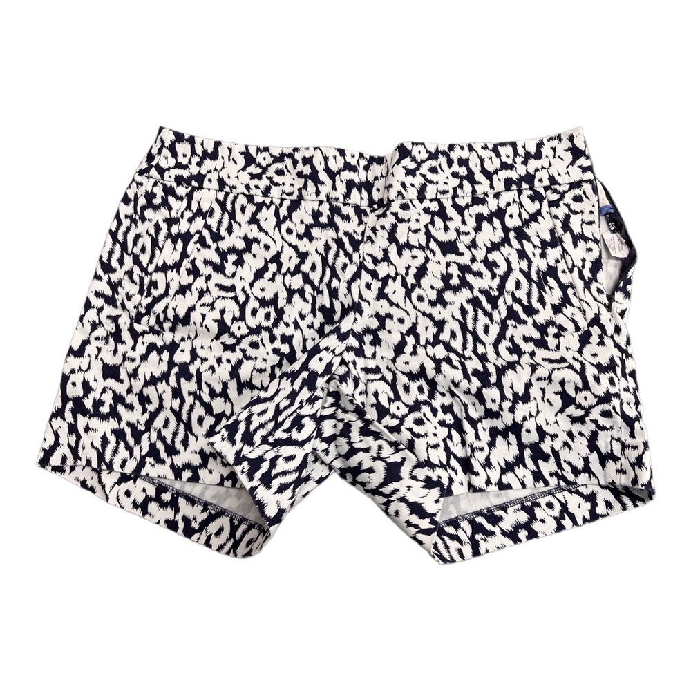 J.Crew stretch womens shorts size 4 dark blue and white